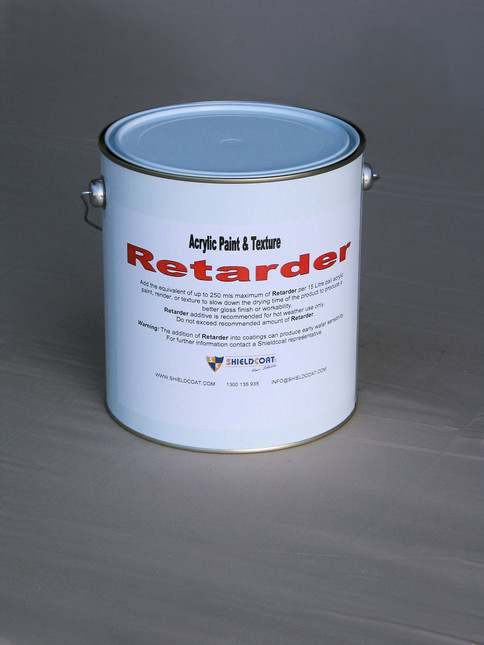 RETARDER- slow down drying times or improve gloss levels