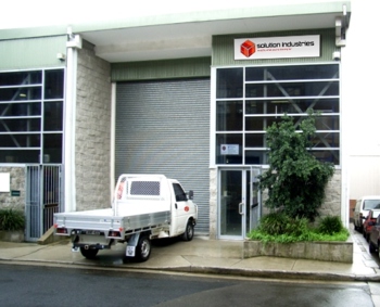 solution industries office front and truck